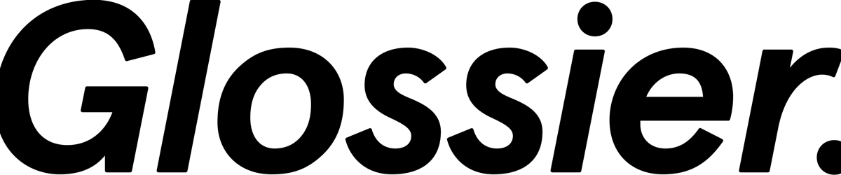 Glossier logo