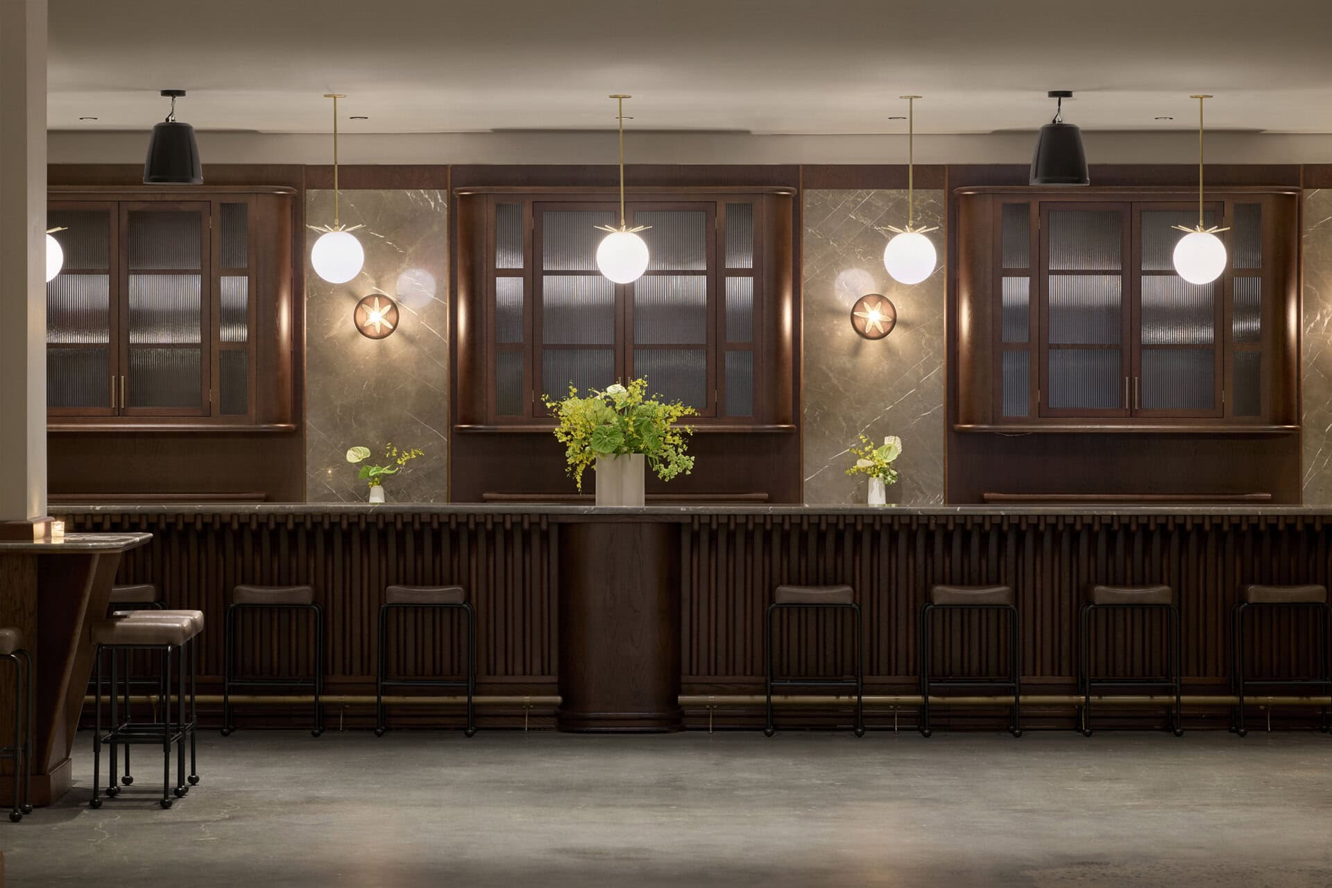 The bar at The Malin Chelsea, the venue for the 2026 Leaders Forum